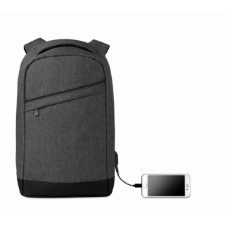 Mochila antirrobo personalizable poliéster 600D compartimento para portátil de 13